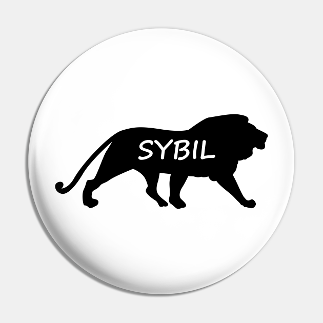 Sybil Lion Sybil Pin Teepublic 