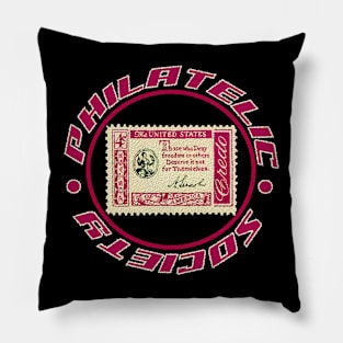 For Lovers of Stamp Collecting  Those Who Deny Freedom To Others Deserve Is Not For Themselfs Pillow