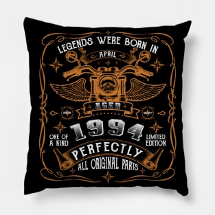 Legends Born In April 1994 27th Birthday Gift Pillow