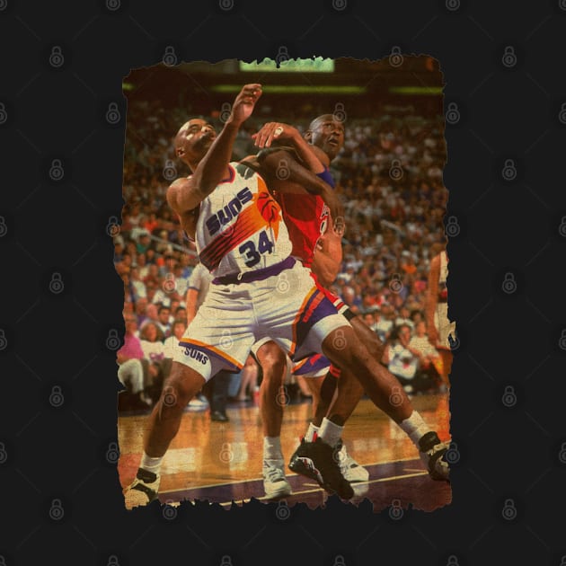 Charles Barkley vs Michael Jordan Vintage // 2 by CAH BLUSUKAN