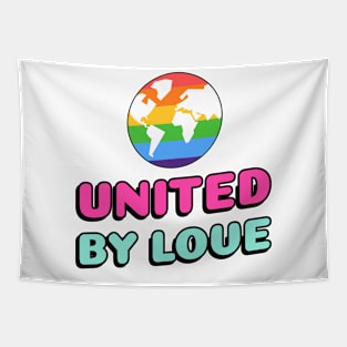 United by love Tapestry