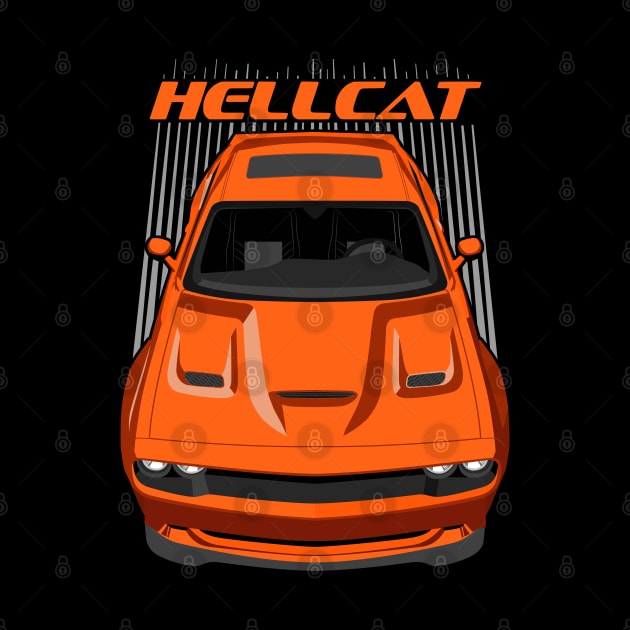 Challenger Hellcat - Orange by V8social