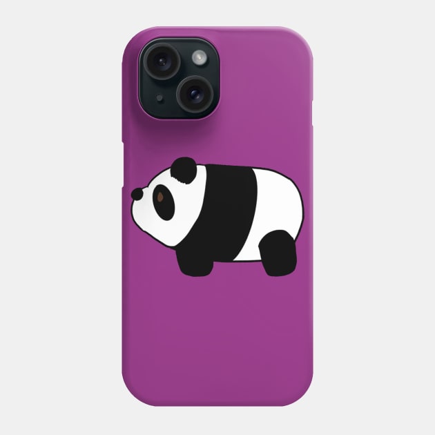 Cute Panda Phone Case by Turnersartandcrafts