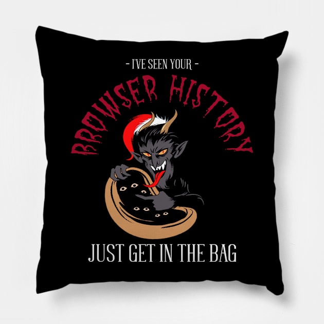 Get in the Bag Pillow by Ghoulverse