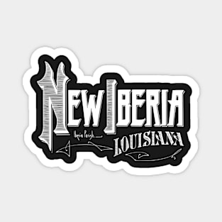 Vintage New Iberia, LA Magnet