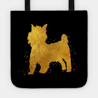 Yorkshire Terrier golden art Tote