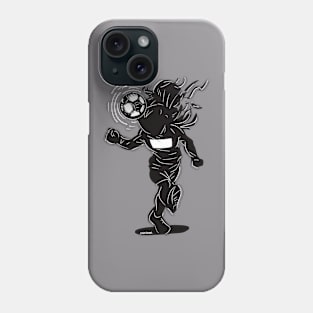 Footballer Silhouette 1 Phone Case