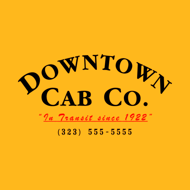 Downtown Cab Co. Yellow TShirt TeePublic