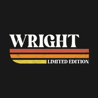 WRIGHT Customized Last Name Gifts Family T-Shirt