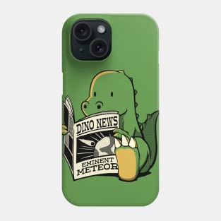 Dinosaur Meteor Jurassic News by Tobe Fonseca Phone Case