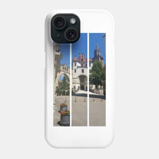 Sigmaringen castle in the Baden-Wurttemberg. Residence of the Hohenzollern earls and princes. It stands on the hill known as Castle Rock. Sunny summer day. Germany (vertical) Phone Case