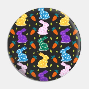 Polka Dots Rabbits Pin