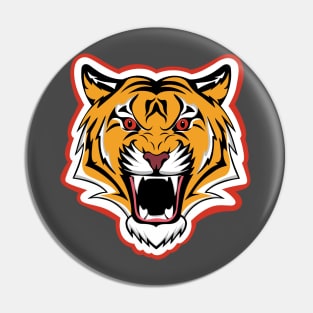 Tiger print Pin