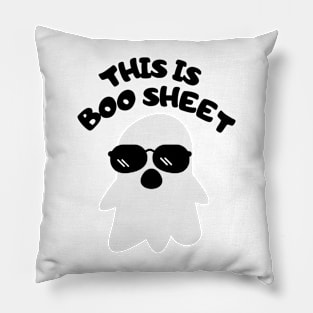 Halloween Ghost - 'Boo Sheet' Funny Design Pillow