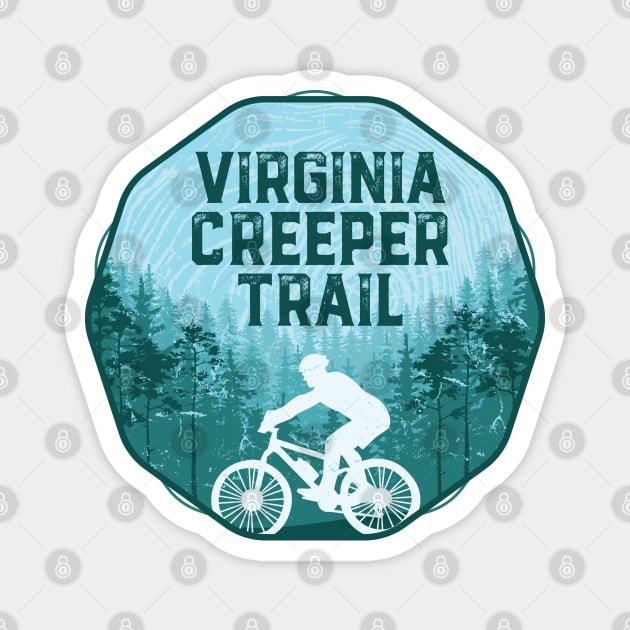 Virginia Creeper Trail Magnet by MerchFrontier