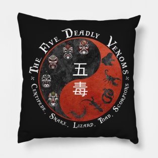 The Five Deadly Venoms Pillow