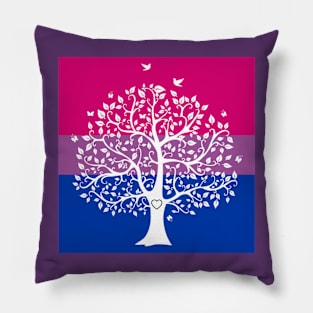 GGA Logo with Bi-Pride Flag Pillow