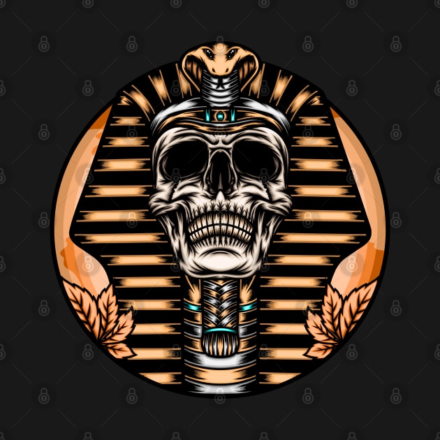 King pharaoh skull by WODEXZ