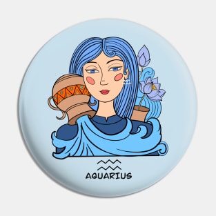 Aquarius Constellation:Creativity And Progress | Astrology Art Pin