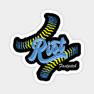 Riot logo laces angled Magnet