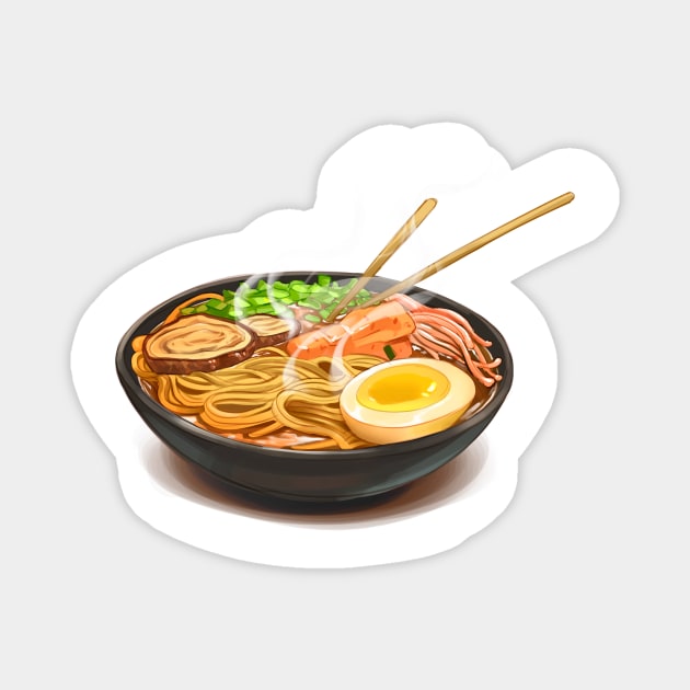 RAMEN Magnet by felixantosart