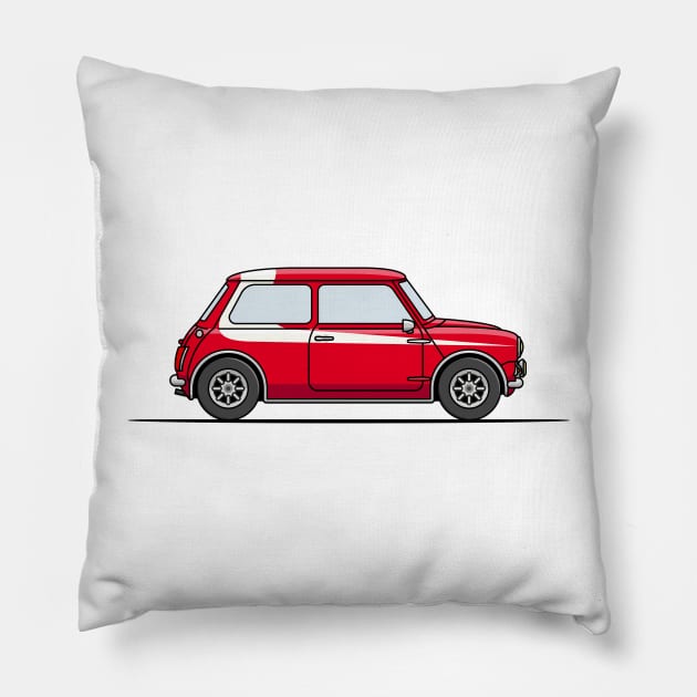 Starsky and Hutch Mini Cooper Pillow by JingleSnitch