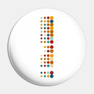 Colorful dots Pin