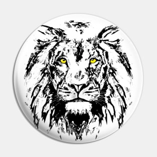 Colorful Lion - Lion Head with Beautiful Eyes Pin