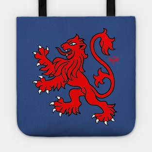 Rampant Scottish Lion heraldic design Tote