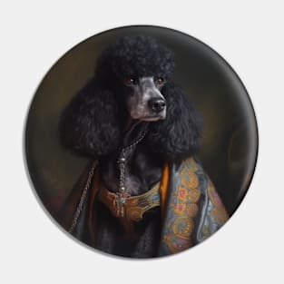 Black Poodle - French Prince Pin