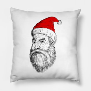 Grumpy Santa Pillow