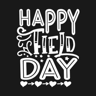 Happy Field Day | Kids Boys Students Teachers T-Shirt