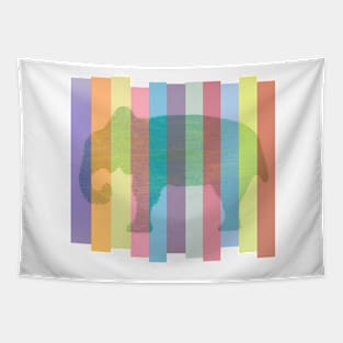 Color Elephant Tapestry