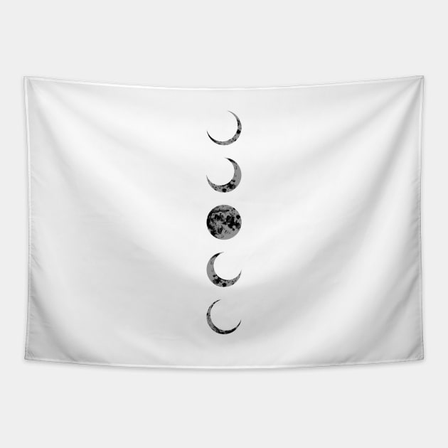 Moon Phases Minimalist - Jimin Inspired Tapestry by YoshFridays