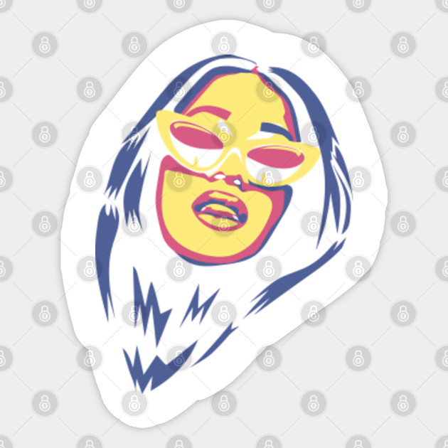 Cardi B Okurrr Cardi B Okurrr Picture Sticker Teepublic