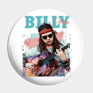 Billy Strings Fan Art Retro Design // Vintage Pin