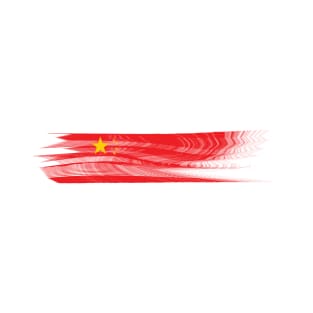 China Flag Design BY OverView T-Shirt