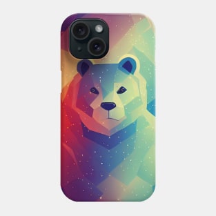 White Christmas bear Phone Case