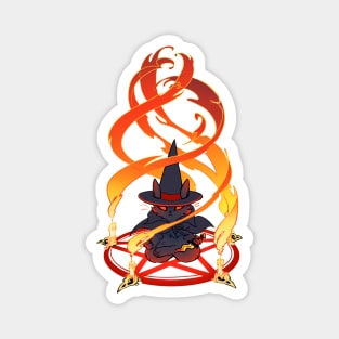 Witchy Kitty Summoning Magnet