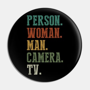 Person Woman Man Camera Tv Pin