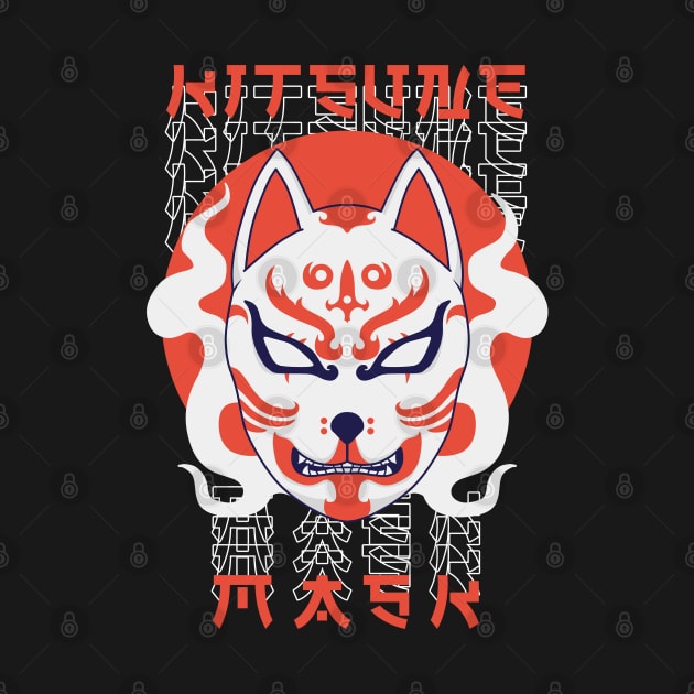 Kitsune mask #1 by Nashesa.pol