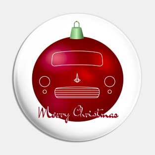 Morris Minor British classic car Christmas ball special edition Pin