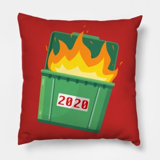 2020 Dumpster Fire Pillow