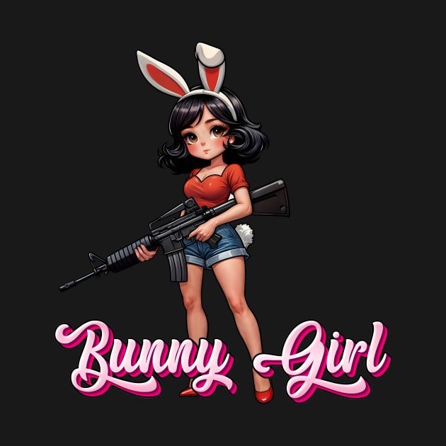 Tactical Bunny Girl by Rawlifegraphic