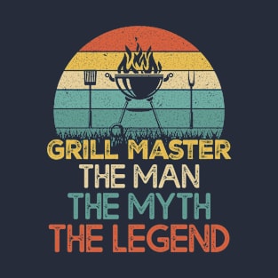 Grill Master Barbeque Design T-Shirt