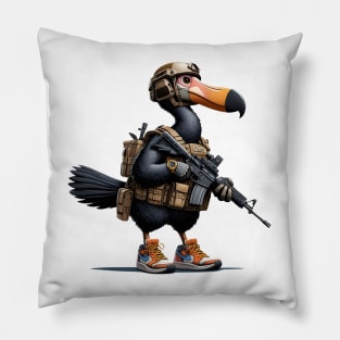 Tactical Dodo Bird Pillow