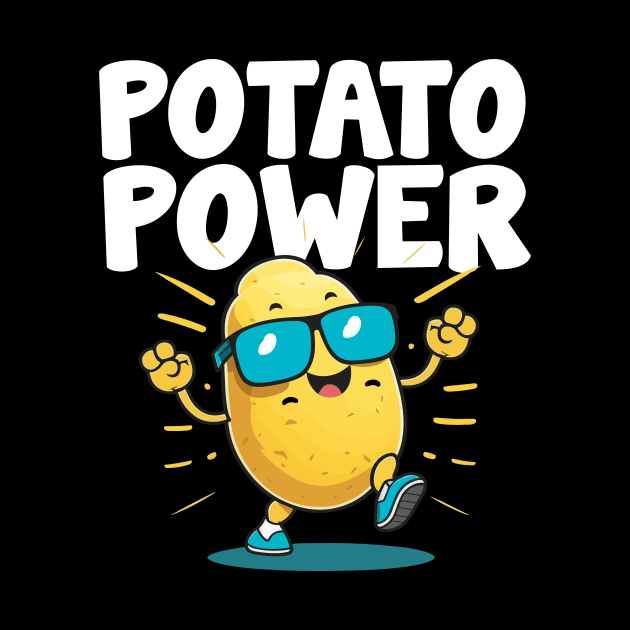 Funny Potato Power Squad by All-About-Words