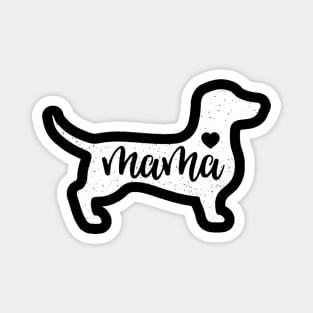 Dachshund Mama Love Heart Magnet