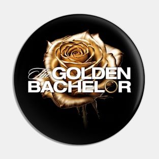 Golden Bachelor - golden rose aesthetic Pin