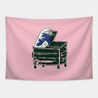 Dumpster wave Tapestry